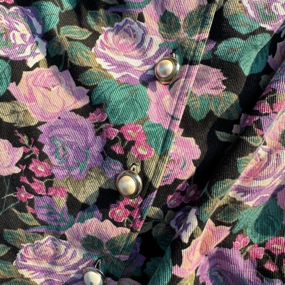 VTG 80s Midi Dress - Picture 2 of 5